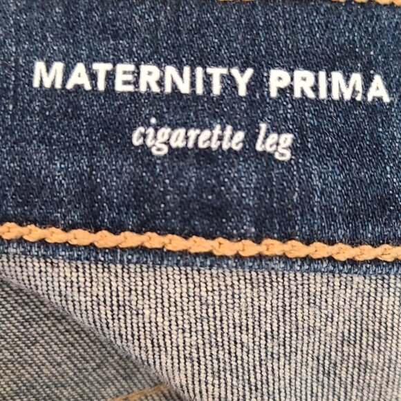 Adriano Goldschmeid NWT Women's Maternity Prima Cigarette Leg Jeans Blue Size 27 - Picture 12 of 14